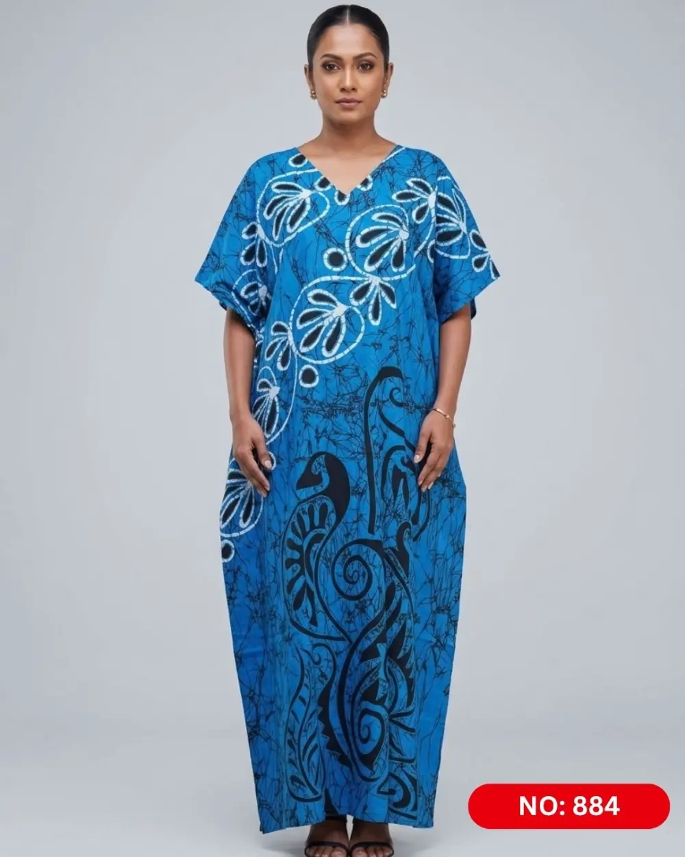 Bathik & Cotton Kaftan (NO.884)