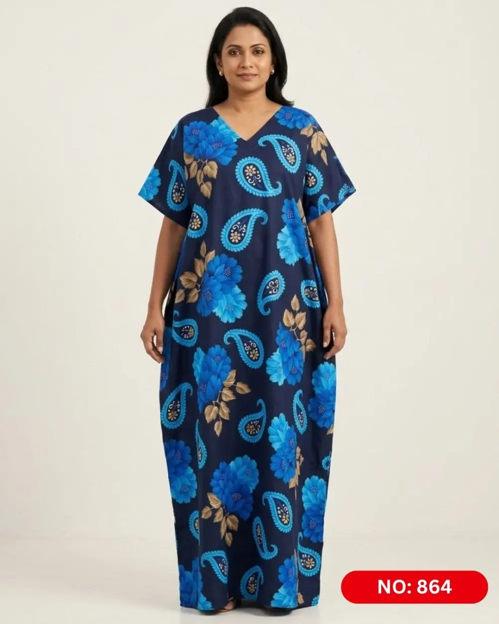 Bathik & Cotton Kaftan (NO.864)