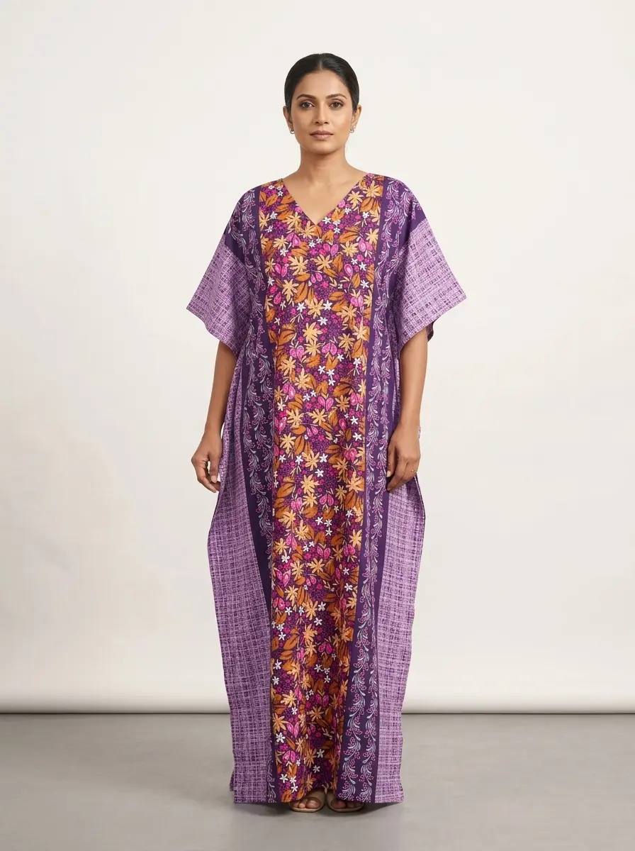 Bathik & Cotton Kaftan (NO.891)