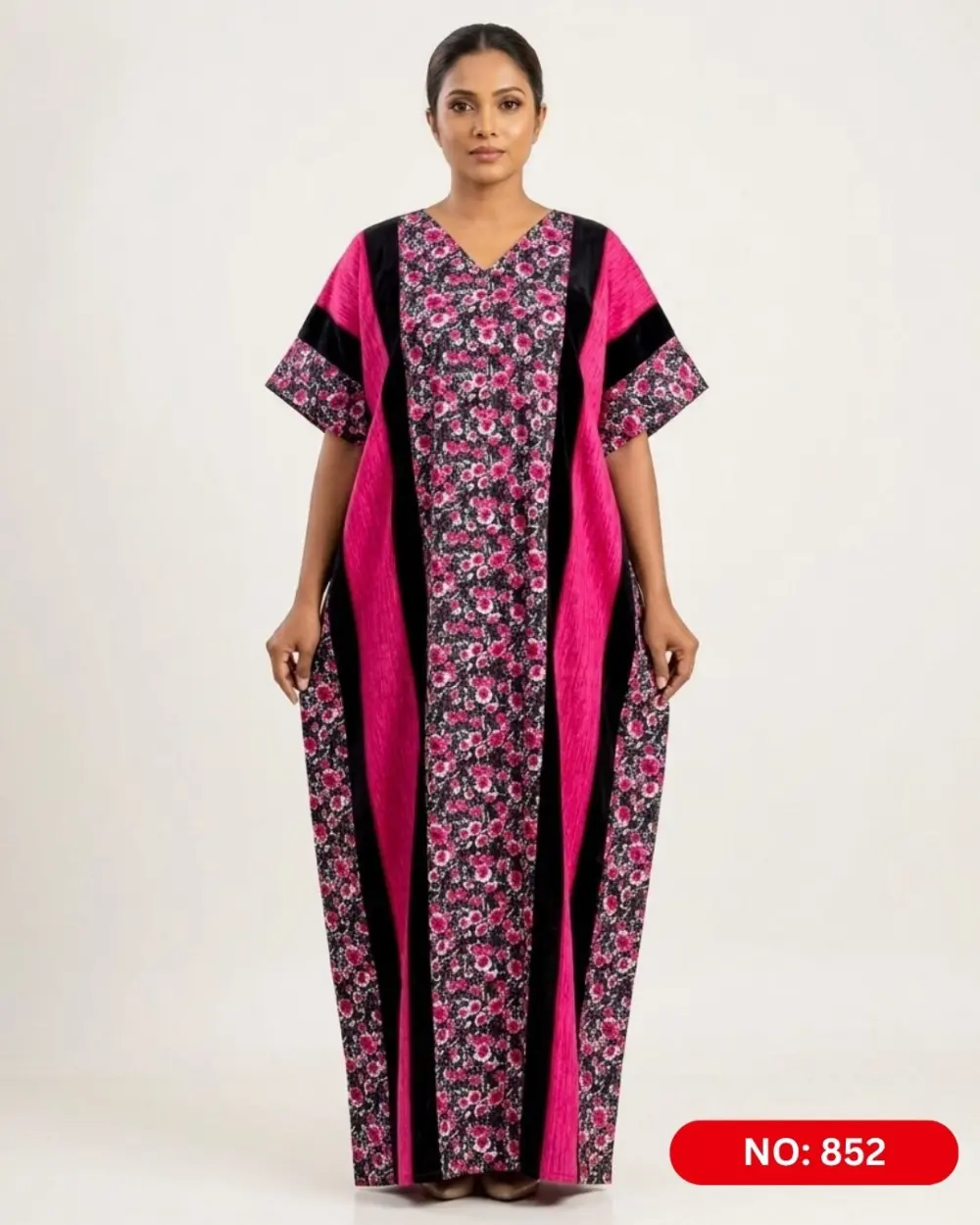 Bathik & Cotton Kaftan (NO.852) - MYNi Fashion Sri Lanka