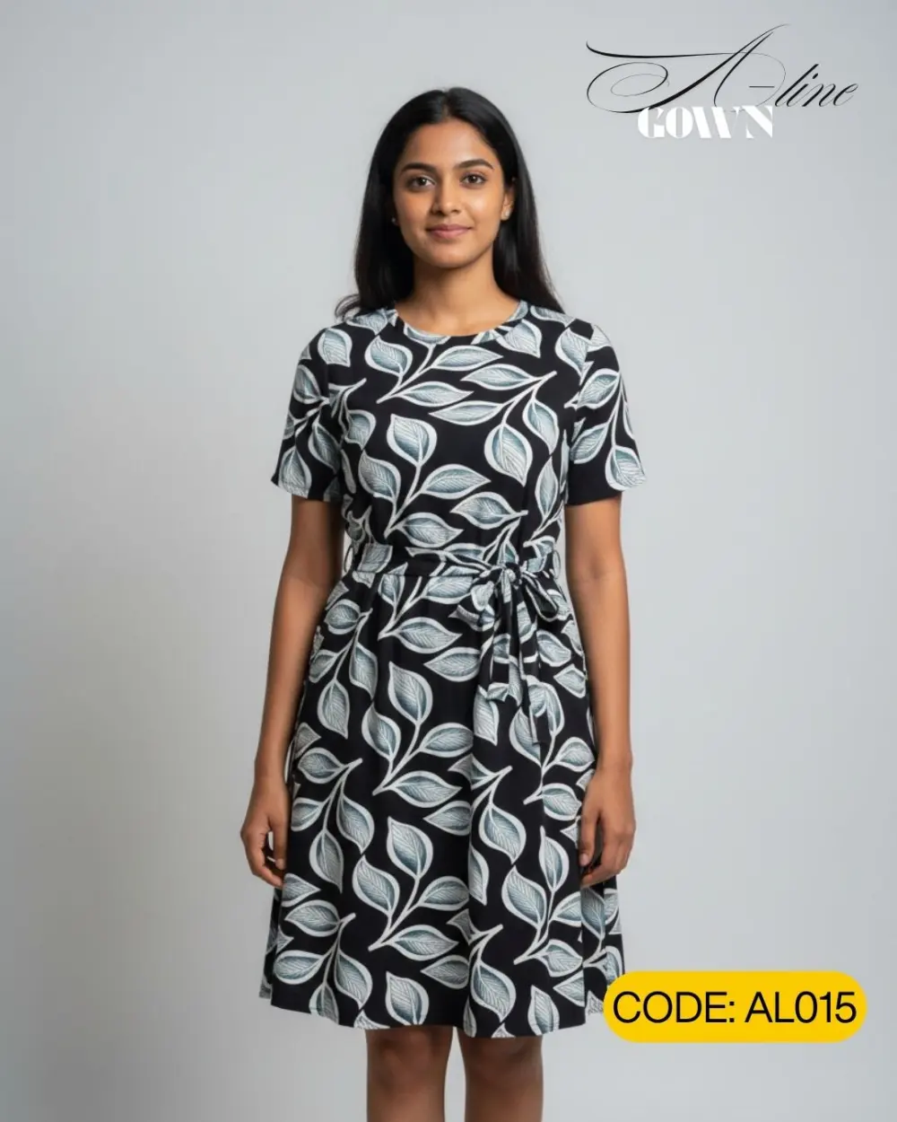 Women A-Line Frock (AL015) - MYNi Fashion Sri Lanka