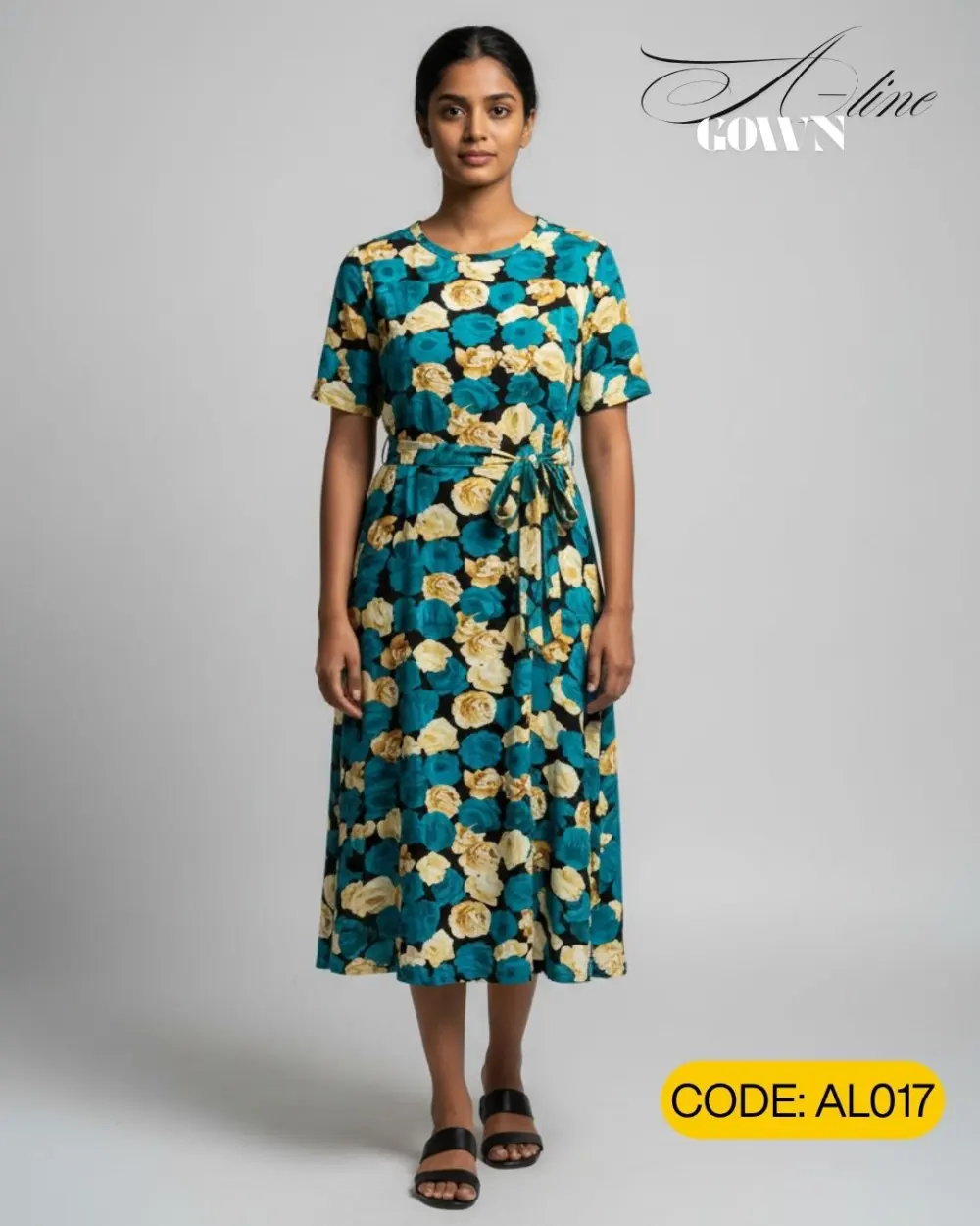 Select A Sutable Line Layout Women A-Line Frock (AL017) - MYNI Fashion