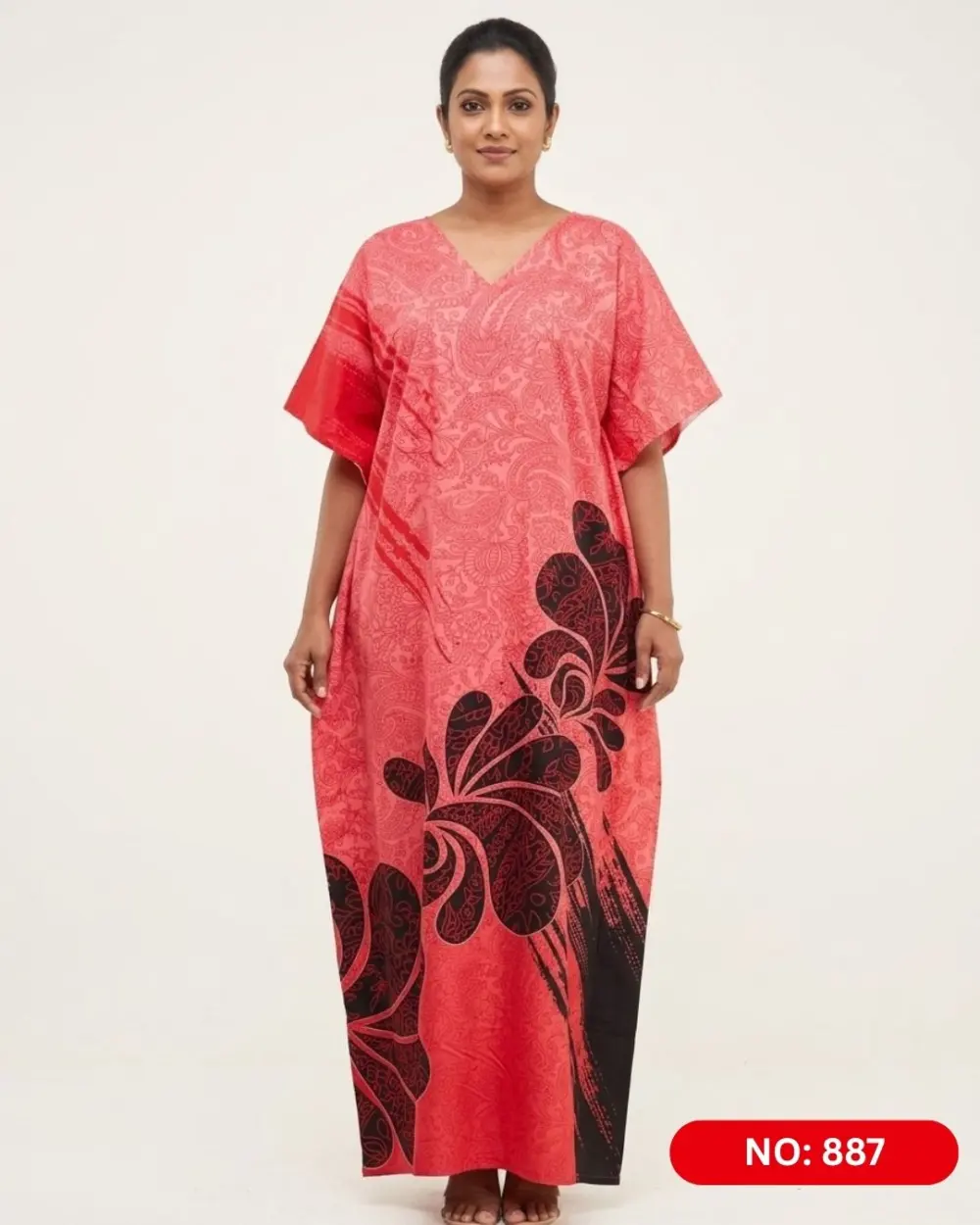 Bathik & Cotton Kaftan (NO.887)